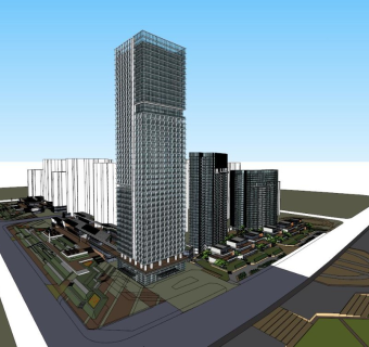 高层办公写字楼 公寓 底商